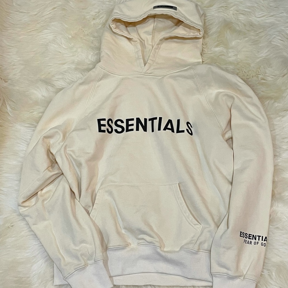 Fear of God Essentials buttercream hoodie